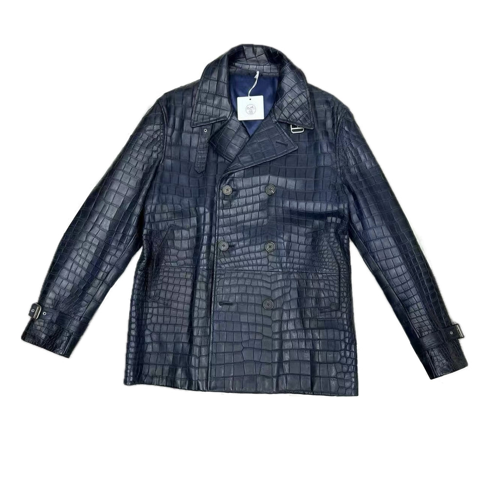 $210K HERMES Crocodile Leather Jacket 54 – The Excellences