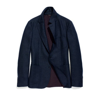 Loro Piana 50 Blazer Jacket Cashmere Herringbone