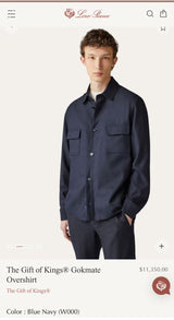 $11,350 Gokmate Overshirt M, L The Gift Of Kings - Rain System®