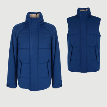 $6,350 ICER SKI M Cashmere Bomber Jacket - Detachable Sleeves
