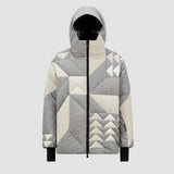 Moncler Grenoble Sedrun Patchwork-Quilted Wool Short Down Jacket Size 3 (50 IT)