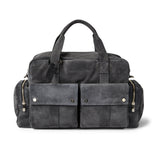 $5,950 Brunello Cucinelli Gray Suede Leisure Bag