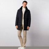 +S11K STEFANO RICCI Cashmere Quilted Down Jacket 58 Removable Beaver fur Collar
