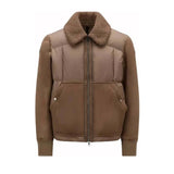 Moncler Gers Leather Down Jacket size 3 (50 IT)