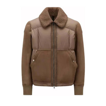 Moncler Gers Leather Down Jacket size 3 (50 IT)