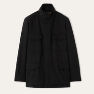 $6,850 LORO PIANA 48 Traveller Field Jacket Black Cashmere Storm System®
