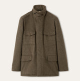 $6,850 LORO PIANA 52 Traveller Field Jacket Cashmere Storm System® Warm Tobacco Latte
