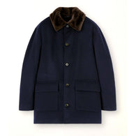$15K Carnaby Carcoat S, L Cashmere & Castorino fur Storm System®