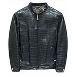 $140K STEFANO RICCI 50 Alligator Bomber Jacket