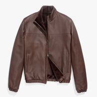 $17,350 Balmoral Bomber XS Deerskin  Mink fur-lined