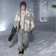 Moncler Grenoble Sedrun Patchwork-Quilted Wool Short Down Jacket Size 3 (50 IT)