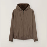 $11,250 Hooded Bomber Jacket M Technical Fabric - Beaver fur - Storm System®