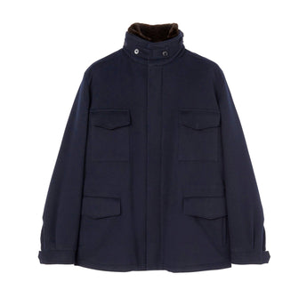 $23,650 Traveller Jacket Vicuna 52  Castorino fur removable Collar