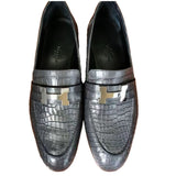 +16K Hermes Himalaya Croco Loafers 41