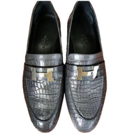+16K Hermes Himalaya Croco Loafers 41