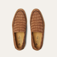 $11,450 Summer Walk Loafer 44 Alligator Nubuck - Umber