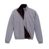 $16,450 Bomber Printed Windfur 54 Mink Reversible Fancy Blue