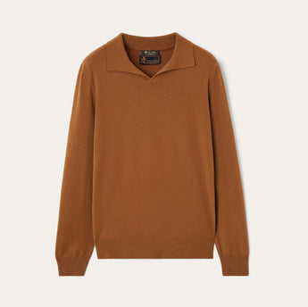 $5,900 LORO PIANA Vicuna Classic Polo Shirt 50