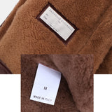 $12,400 BRUNELLO CUCINELLI M Biker Shearling Leather Jacket Brown