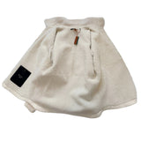 $7,400 Sweater Overshirt XL Cashmere - Shearling - Suede-trim,  Snow White