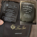 $20K Loro Piana S Hyde Park Bomber Baby Cashmere Double Mink fur removable