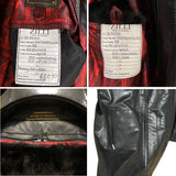 $27K METROPOLIS Black Lambskin & Crocodile Coat 58 Detachable Squirrel fur