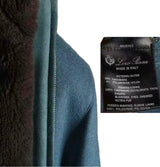 $14K Loro Piana Bomber 48 Cashmere Castorino fur-lined