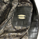 $140K STEFANO RICCI 50 Alligator Bomber Jacket