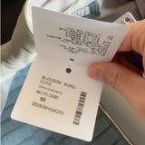 $38K HERMES 48, 54 Blouson Bord-Côte  Crocodile & Calf Rib Bomber