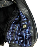 $85K Blue Alligator Jacket 50 Detachable Mink Lining & Collar
