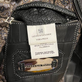 $140K STEFANO RICCI 50 Alligator Bomber Jacket
