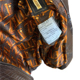 $110K PAINTING Brown Crocodile Porosus Jacket 50