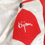 $40K BIJAN 50 Python Leather Biker Jacket - One Single Jacket in the World!