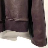 $25K SERAPHIN (HERMES leather maker) 46,48,52 Deerskin Biker Jacket Martens(Sable) fur