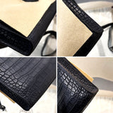 HERMES Sac a depeches 21 Matte Blue Crocodile Porosus Messenger bag Stamp K