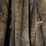 $25K SERAPHIN (HERMES leather maker) 46,48,52 Deerskin Biker Jacket Martens(Sable) fur