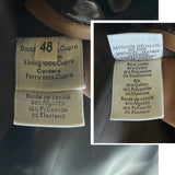 +$12K HERMES Cardigan Leather Sweater 48
