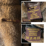 $25K SERAPHIN (HERMES leather maker) 46,48,52 Deerskin Biker Jacket Martens(Sable) fur