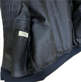 $185K Crocodile Leather Bomber Jacket 52 Bespoke