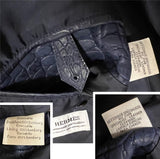 $185K Crocodile Leather Bomber Jacket 52 Bespoke