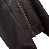 $12K Loro Piana L Leather Shearling Bomber Jacket "Peter"