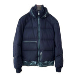 Cashmere Quilted Puffer Bomber Jacket Down 50 - Concealed Hood