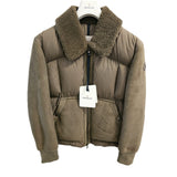 Moncler Gers Leather Down Jacket size 3 (50 IT)
