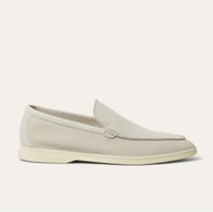 $1,830 Summer Walk Loafer Suede Pearl Lizard Trim 41, 42.5, 43, 43.5, 44, 45, 46