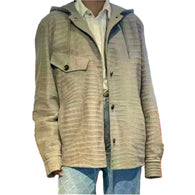 $110K HERMES Crocodile Hooded Jacket 50
