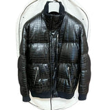 $300K HERMES Crocodile Pororus Jacket 50 detachable Ermine fur lining