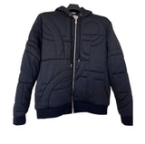$4,500 HERMES "Maillons 3D" Quilted Sweater L FW2025 Navy Blue
