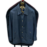 $15K QUESTI Blue Deerskin Leather Jacket 52