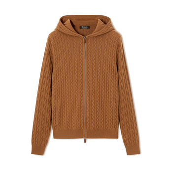 $12,800 Treccia Bomber Jacket Vicuna 52, 54 - FW2025