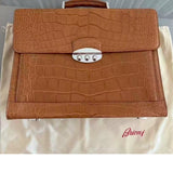 BRIONI  Crocodile Briefcase